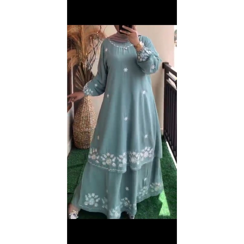 gamis Malaysia bordir