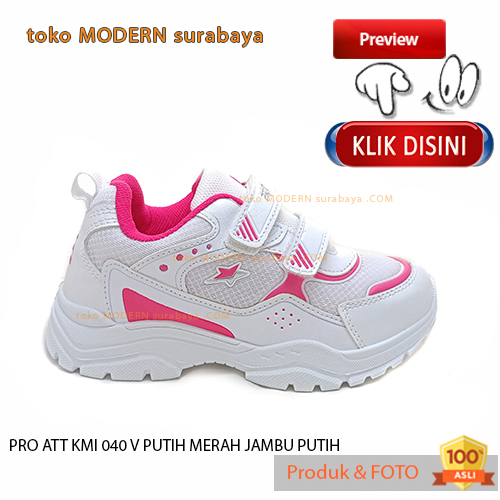 Sepatu anak sepatu sekolah sneakers kets velco PRO ATT KMI 040 V