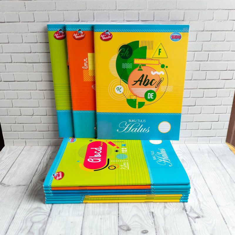 

Buku tulis Sidu garis tiga halus 38 lembar ( isi 10 buku )