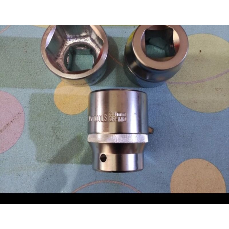 Kunci sok 3/4 inch 6PT gagang sok besar ukuran 34mm