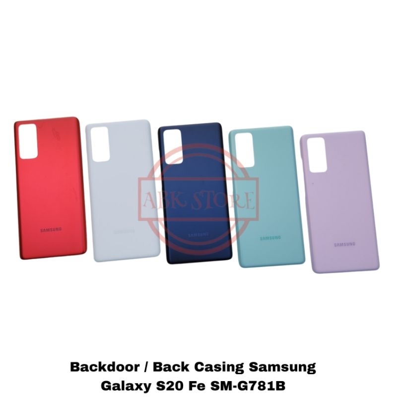 TUTUP BELAKANG BACKDOOR BACKCOVER BACK CASING SAMSUNG GALAXY S20 FE 5G SM-G781B