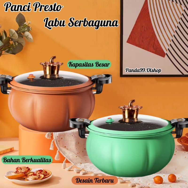 Panci Presto Anti Lengket Dengan Kapasitas Besar 8 Liter / Pressure Cooker Bahan Premium Quality ⭐Panda99⭐