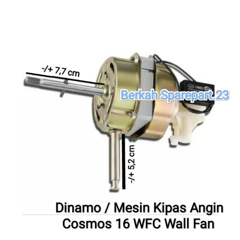 Dinamo Mesin Kipas Cosmos 16 WFC Motor Kipas Angin Dinding 16 Inch
