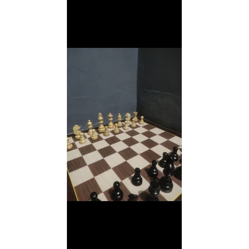 Bidak Catur Kayu Semeru