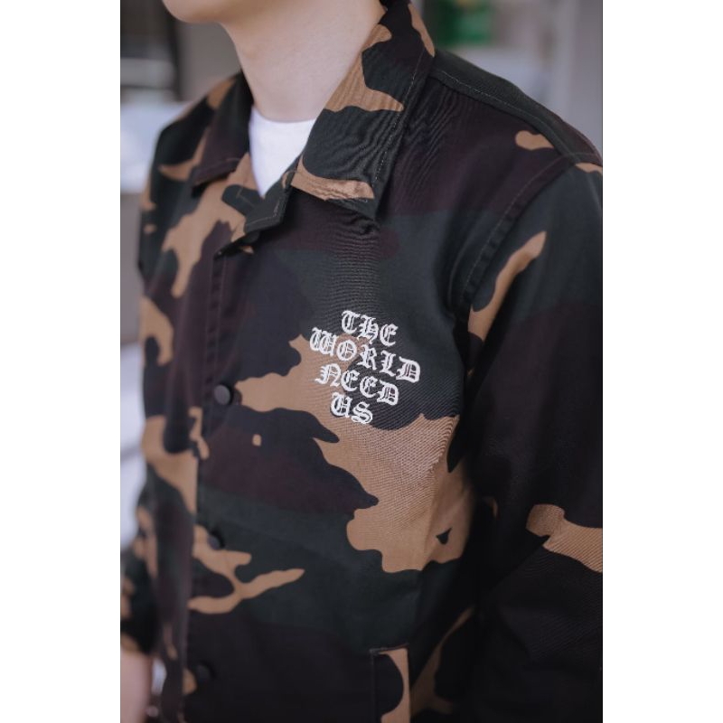 JACKET COACH CAMO DEVILZ WOLVPACK STREETWEAR