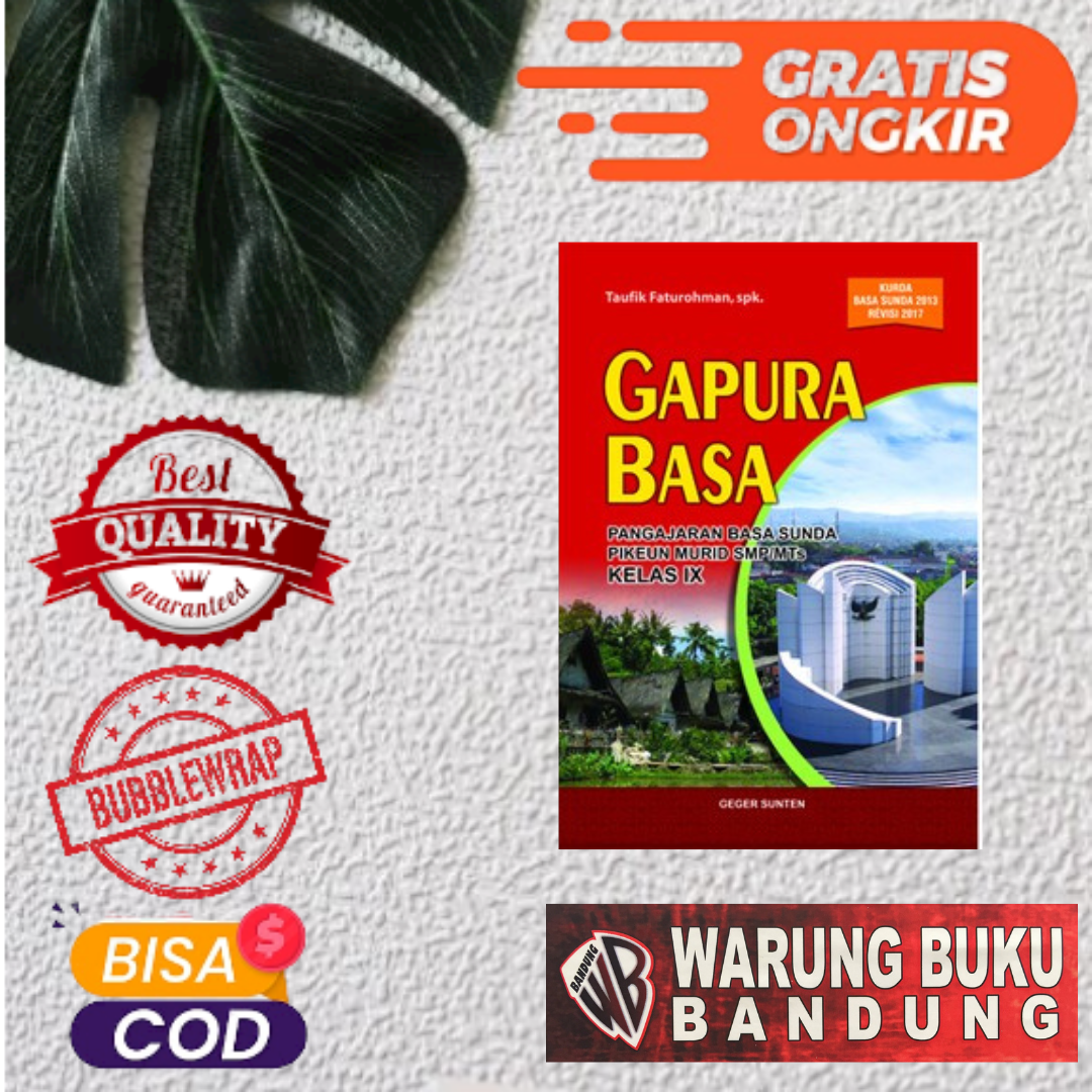 BUKU GAPURA BASA SMP KELAS 9 : BAHASA SUNDA