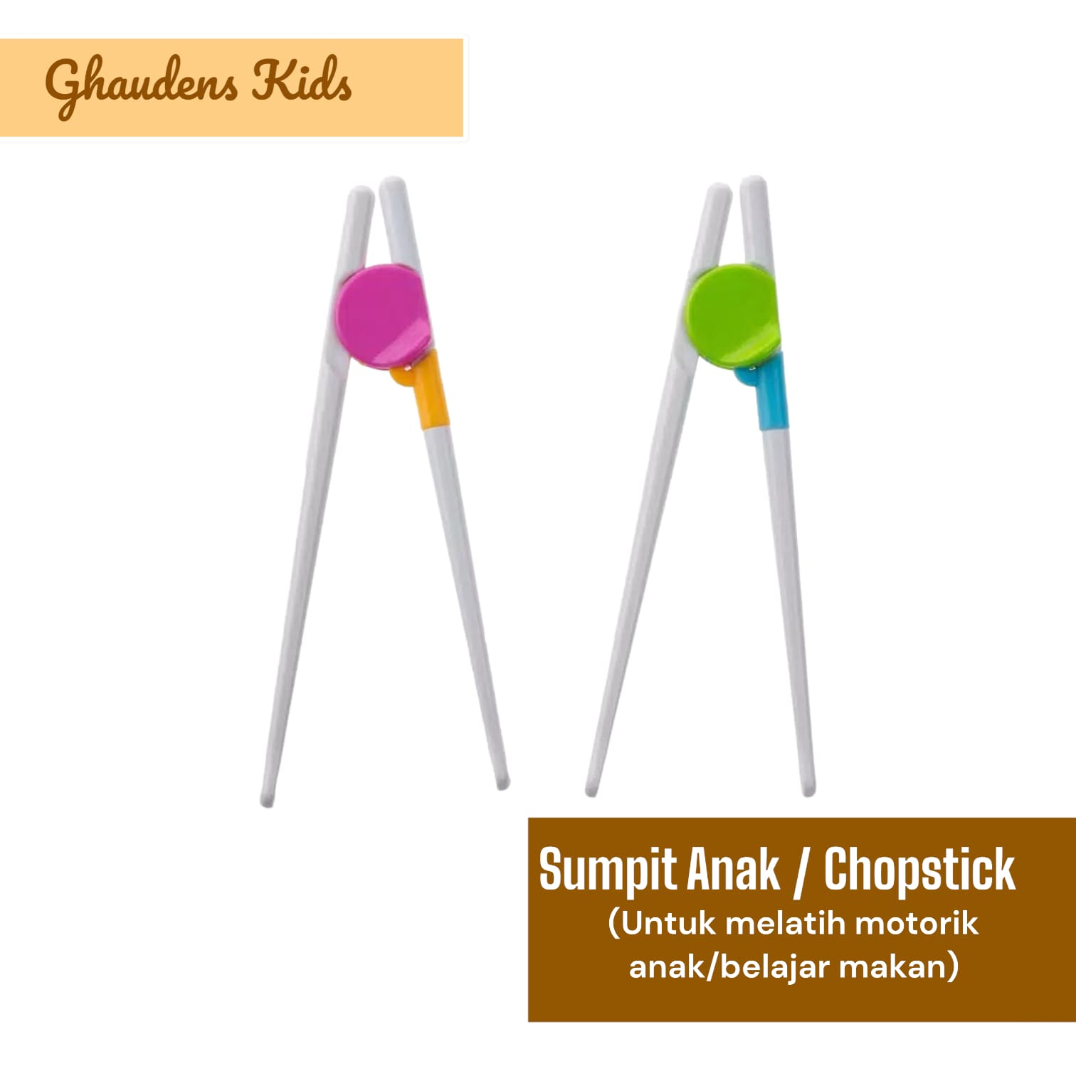 Sumpit Anak chopstick melatih motorik anak/ Sumpit anak belajar makan