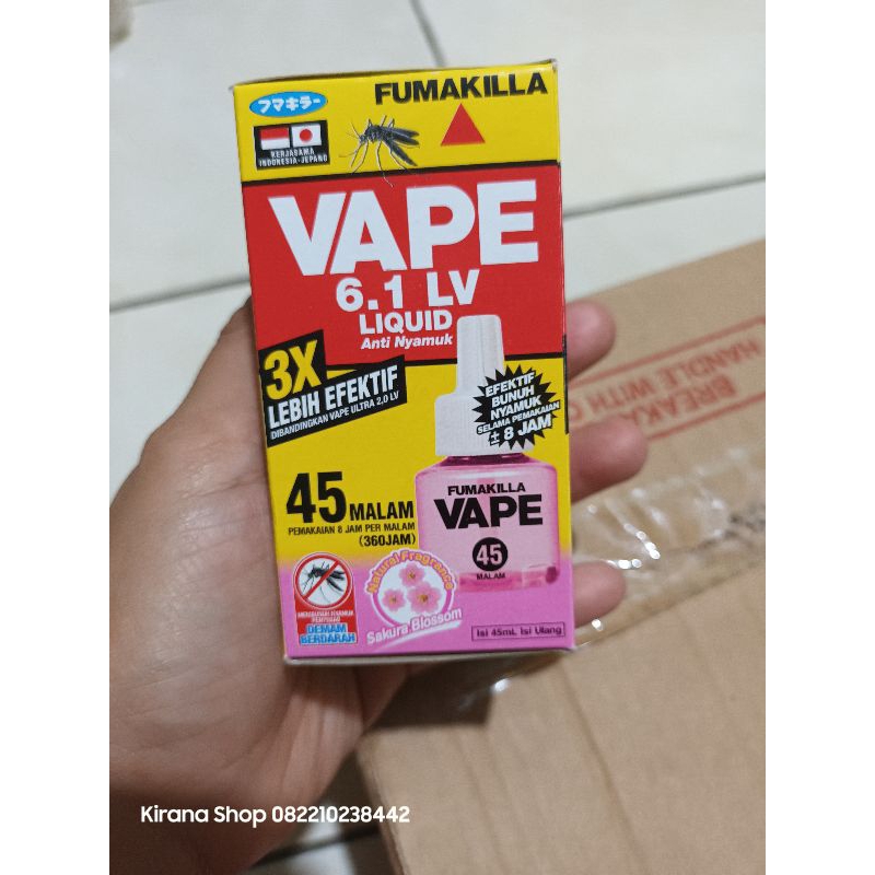 Vape liquid elektrik 45 malam