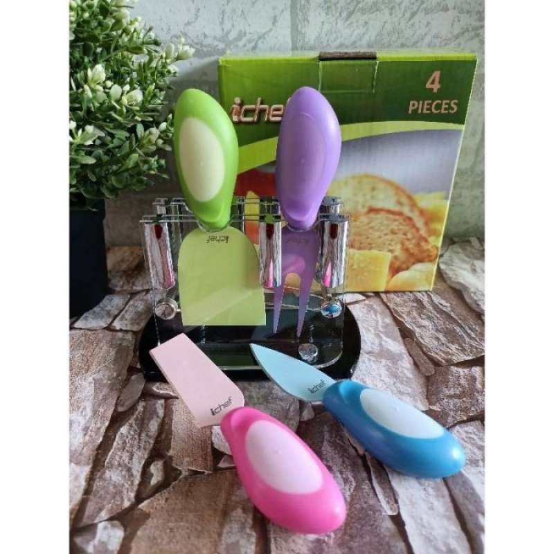 Pisau Ichef Keju / cheese set 5in1 by IFA