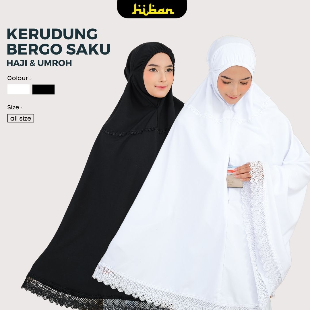 Jilbab Bergo Jumbo Syari Crinkle untuk Wanita