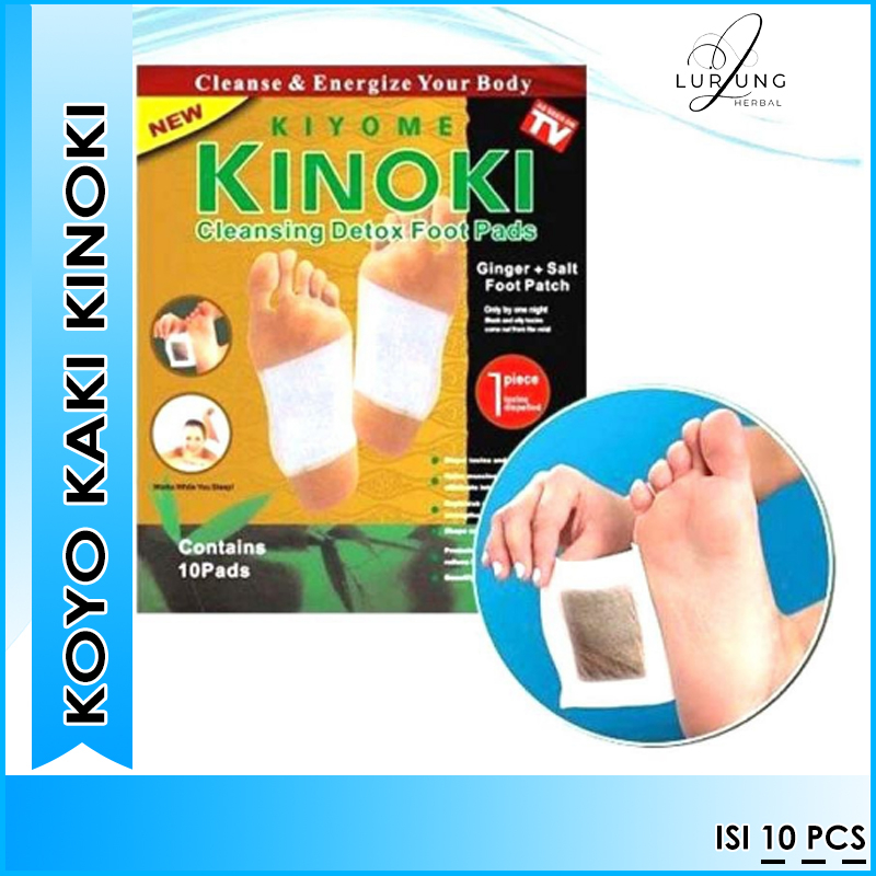 Koyo Kinoki Detox Kaki Original Asli BPOM Gold Herbal Kesehatan Asli Ori