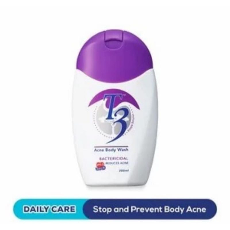 T3 Acne Body Wash Bactericidal 200ml