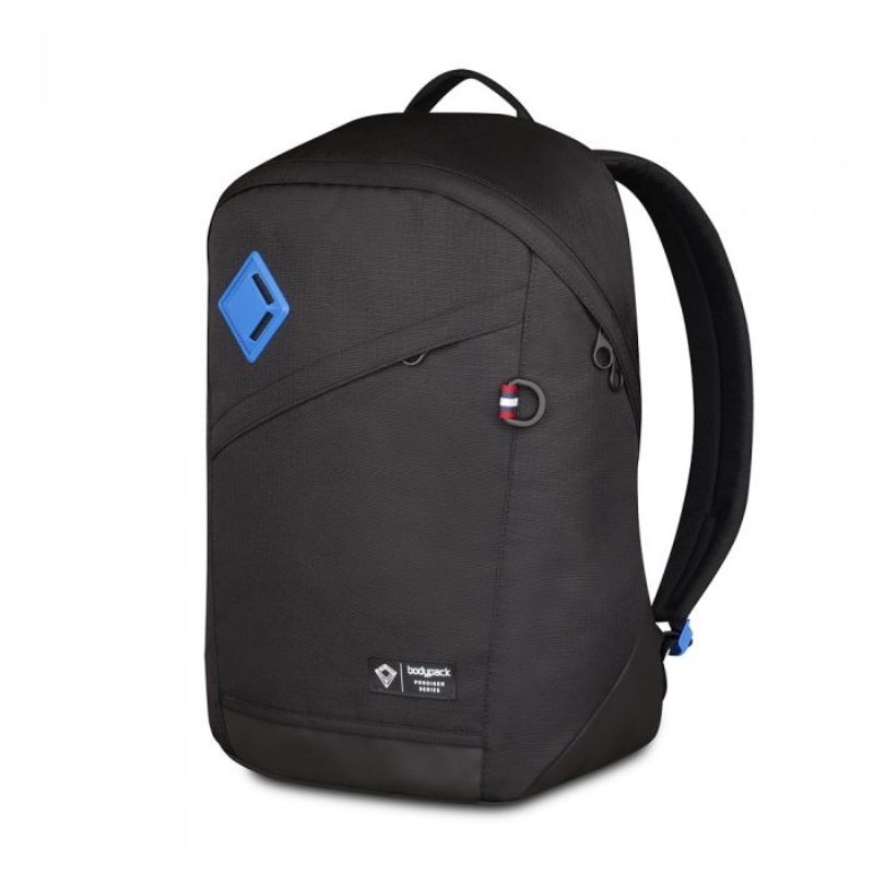 Tas Ransel Bodypack Prodiger Fulton Laptop Backpack Black - Original