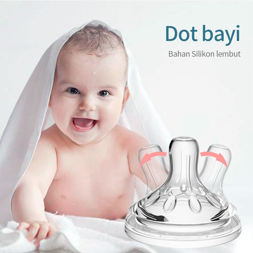 Sweetybayi Dot bayi bahan silikon nipple bayi lembut