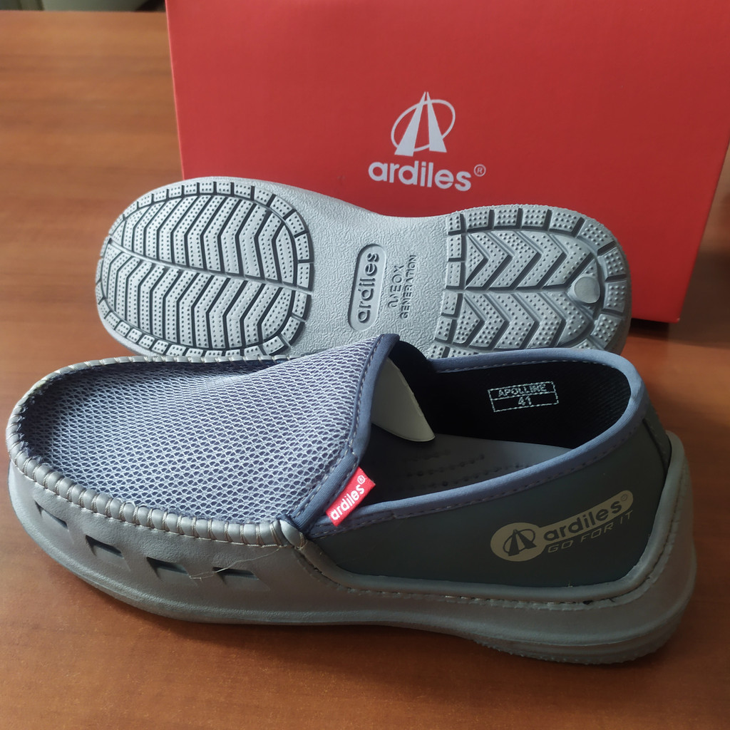 SEPATU Slip on Pria Wanita Original Ardiles Kerja Kuliah, Kado Suami Anti Selip Warna Biru ukuran 38 39 40 41 42 43 Separu Terbaru Cowok anti air keren anak muda nyaman di gunakan