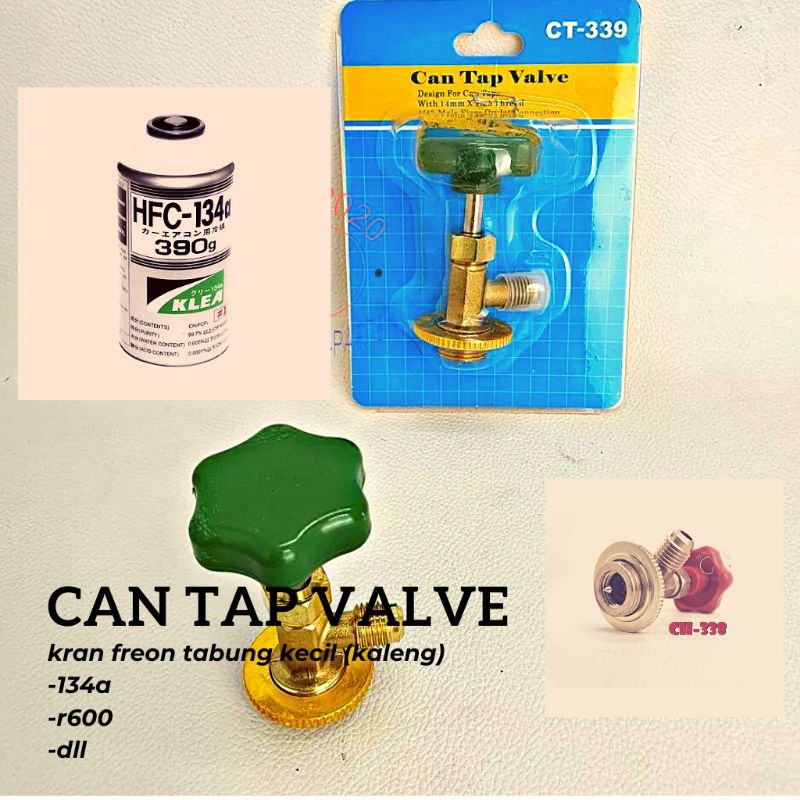 KRAN FREON 134 A, CAN TAP VALVE, KRAN PENGISIAN FREON 134a, R11, R300 KRAN FREON TABUNG KECIL