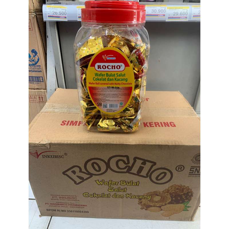 

ROCHO WAFER BOLA COKLAT KACANG 300g