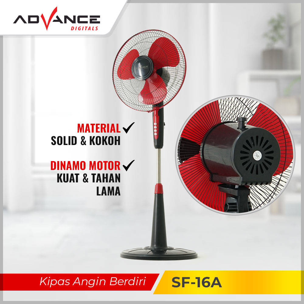 【Garansi 1 Tahun】Advance Kipas Angin 16 Inch SF-16A Kipas Angin Berdiri