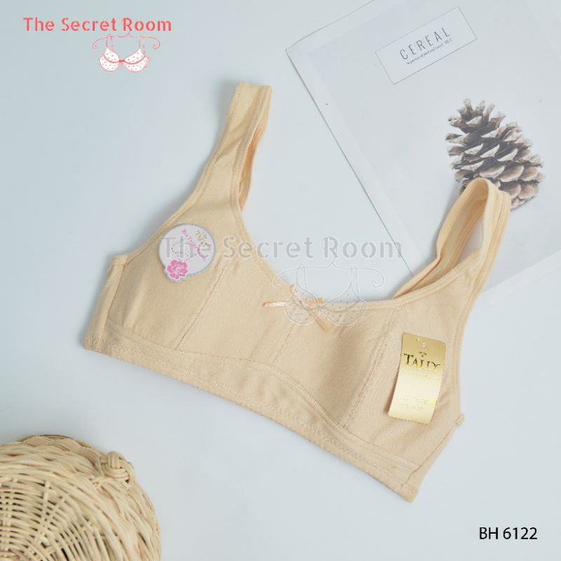 TALLY BRA BH 6122 I CUP A I TANPA BUSA I TANPA KAWAT I KAIT 3 I SIZE 32 - 38