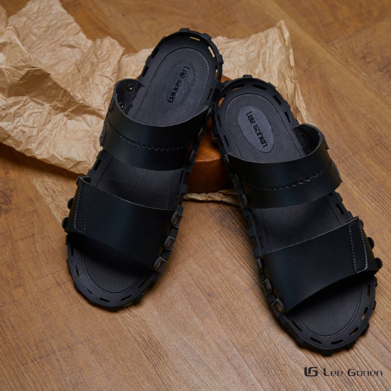 SANDAL KULIT PRIA LEE GONEN SANDAL PRIA TERBARU SANDAL CASUAL SANDAL JEPIT SANDAL KOKOP FASHION