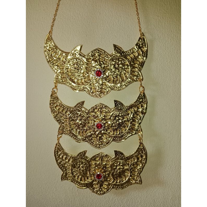 kalung pengantin adat lampung murah//kalung penari adat lampung