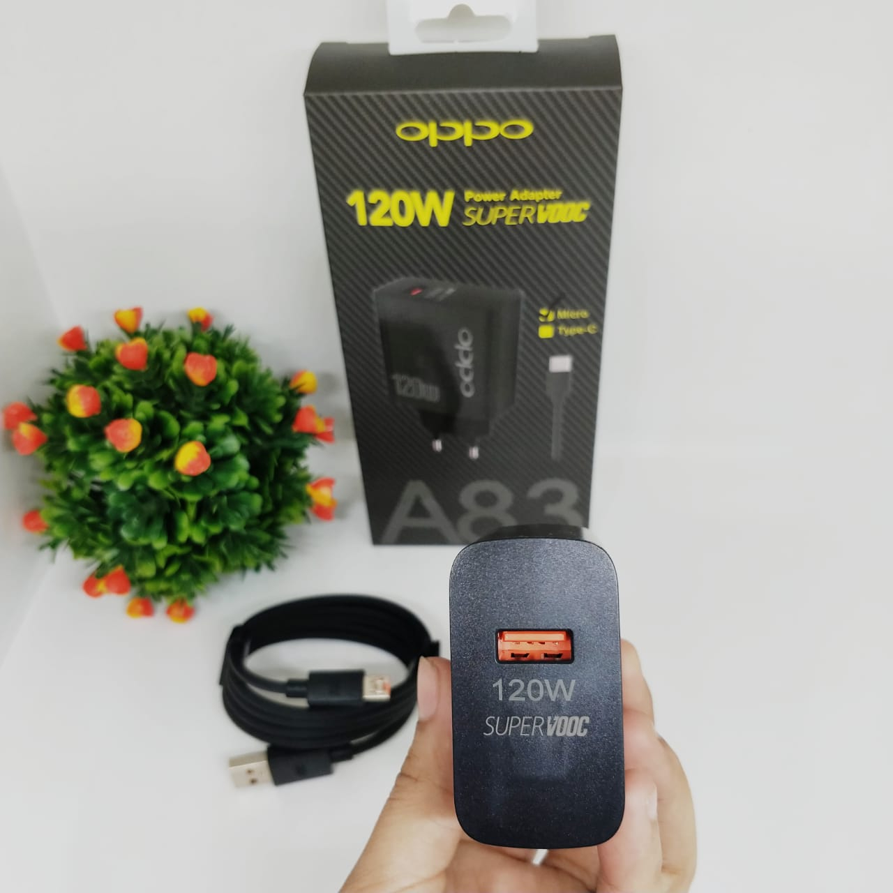 GROSIR CHARGER  Ori 100% Oppo A83 ,*120W Full Black Support supervooc FAST CHARGING BY.SULTAN ROXY