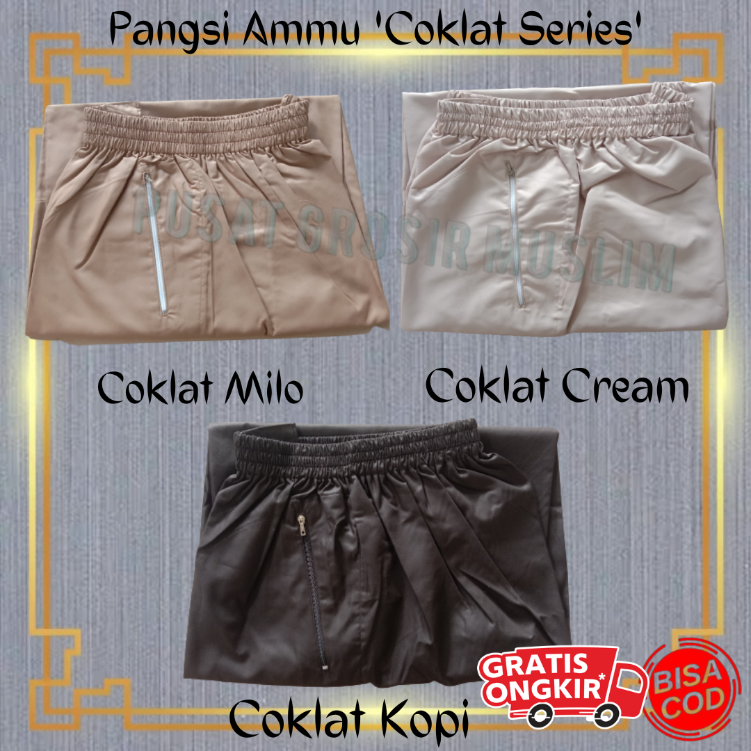 Promo Celana Pangsi By Ammu Dewasa Coklat Series Celana Pangsi Sirwal