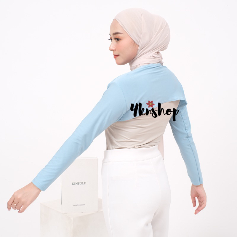 Manset Sambung Bolero CROP KIMBERLY bahan Jersey