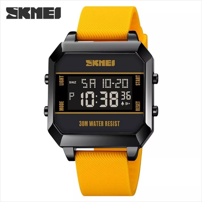 Jam Tangan Pria Skmei 1848 Digital Rubber Strap Water Resist original