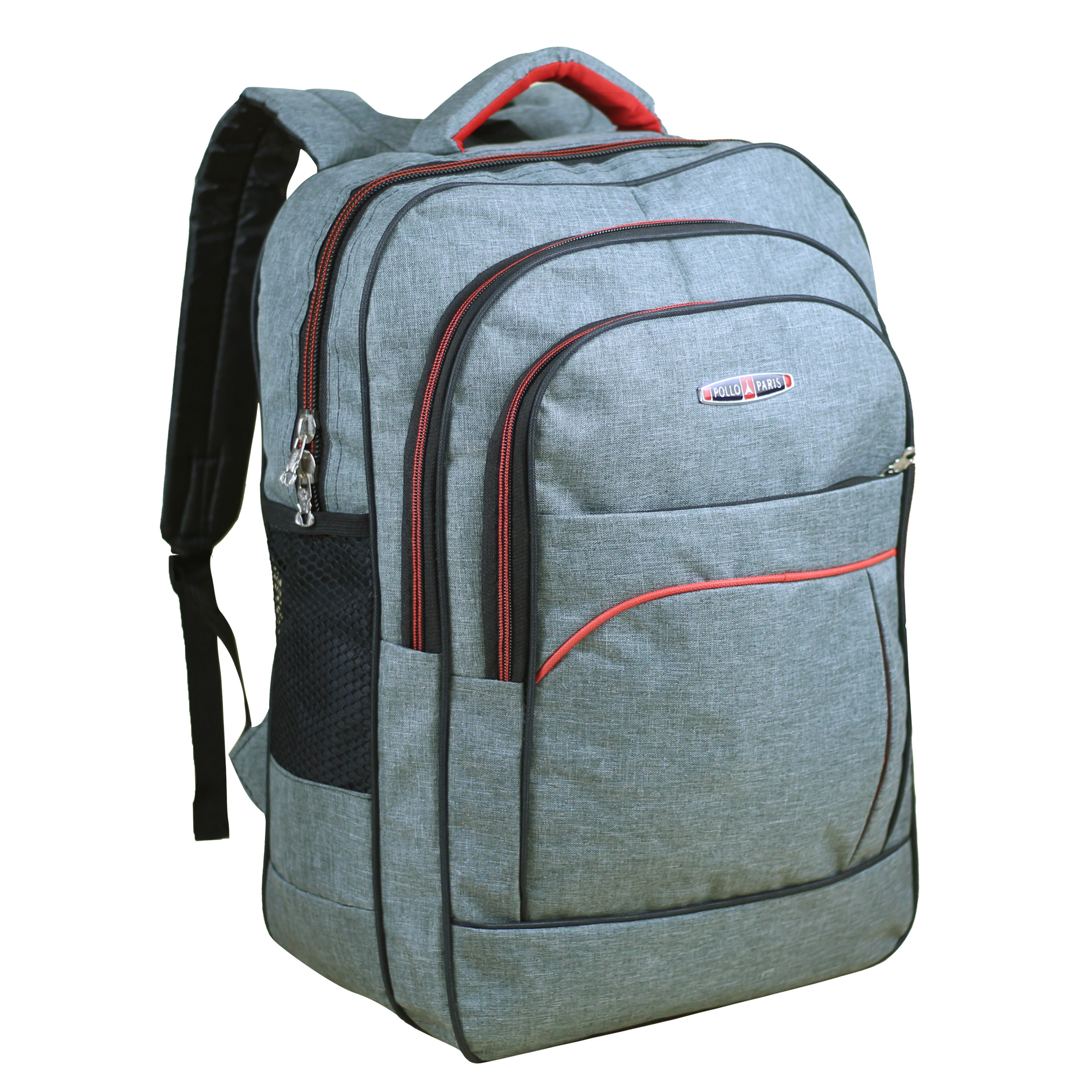 Tas Gendong Pria Ransel Laptop SMP SMA Kuliah Kerja Cowok Backpack Punggung Polo Termurah Keren Awet Backpack Cordura Abu Laptop In Bahan Impor Jahitan Kuat Tas SMA Kuliah Kerja Instansi