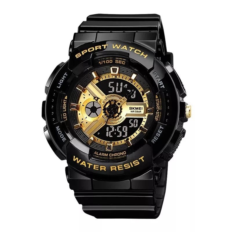 Jam tangan skmei 1688 Fashion Digital watch Men shockproof waterproof Dual original