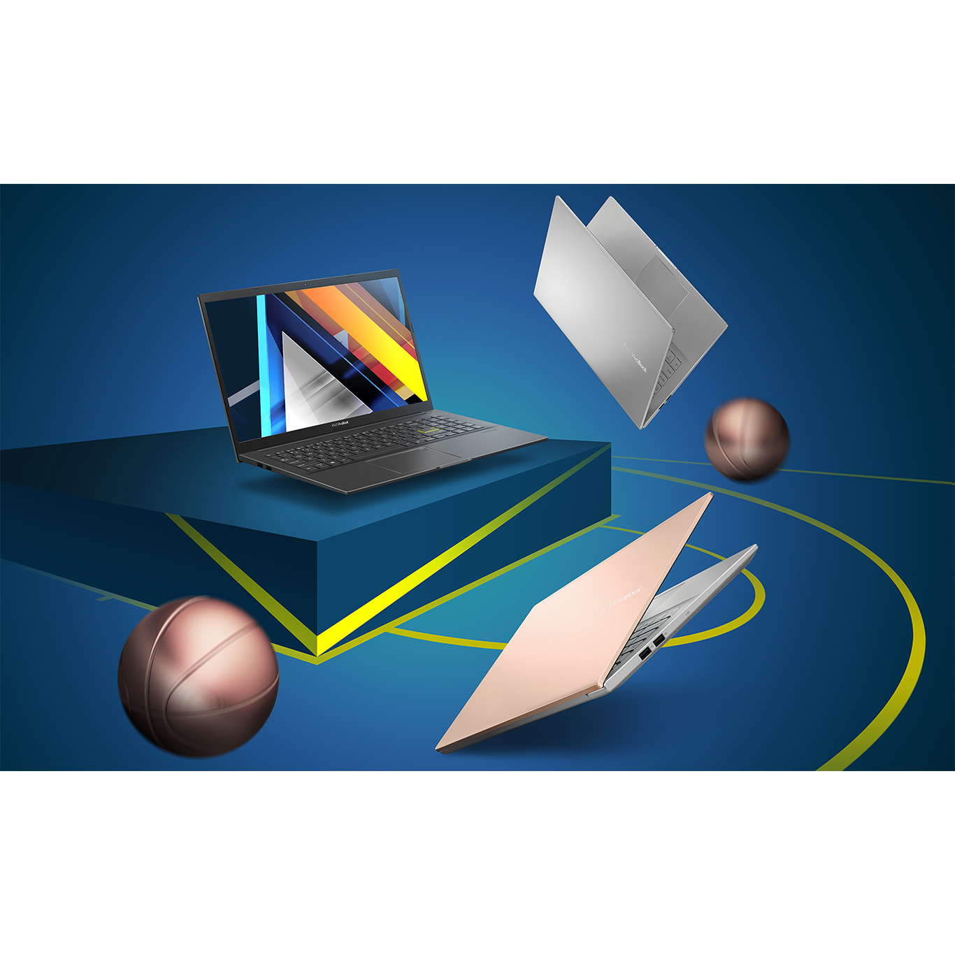 LAPTOP ASUS VIVOBOOK 15 K513EA / CORE i3 1115G4 / RAM 4GB SSD 512GB / 15 INCH OLED / WINDOWS 11 OHS - CICILAN 0%