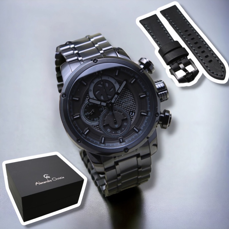 Jam tangan Alexandre Christie AC 6239/Ac6239 original stainless steel