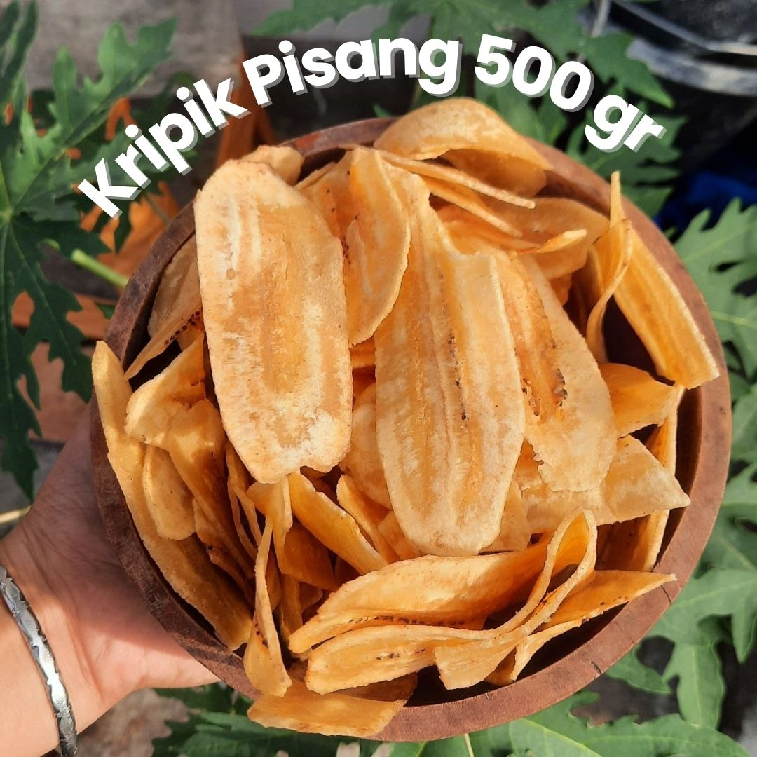 

kripik pisang 500gr | vegetarian | vegan