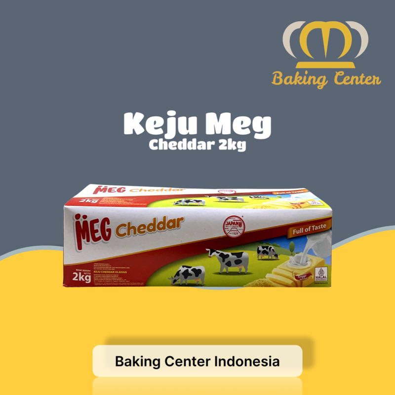 

Keju Meg Cheddar Merah 2kg