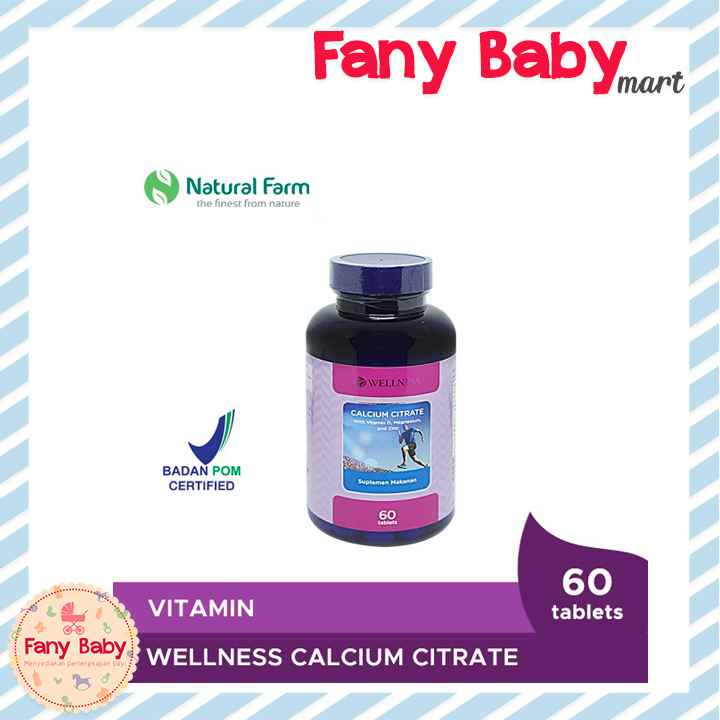 WELLNESS CALCIUM CITRATE 60 TABLET