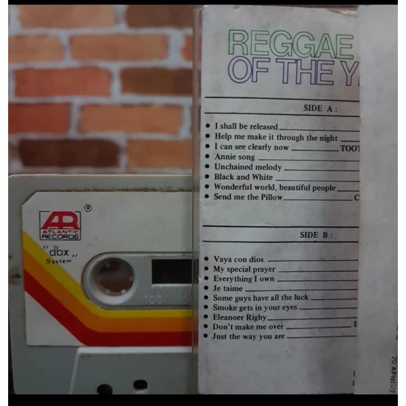 Kaset Pita Reggae Of The Year