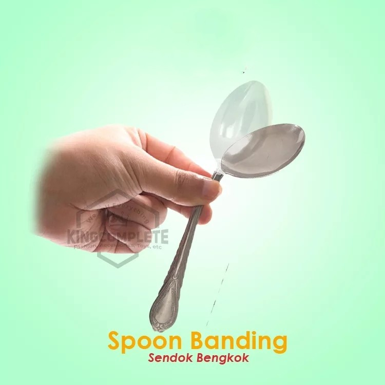 Perlengkapan mainan sulap anak sendok bisa bengkok / bending spoon