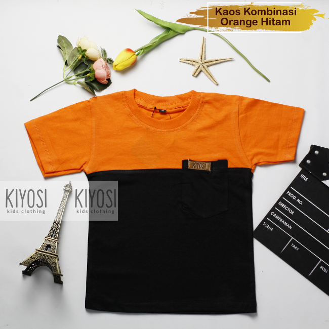 KIYOSI Baju Kaos Lengan Pendek Bayi Dan Anak Lokal Unisex