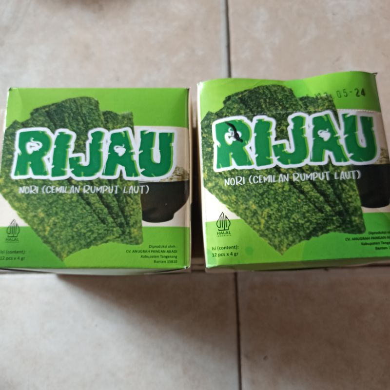 

Nori Rijau Cemilan Rumput Laut