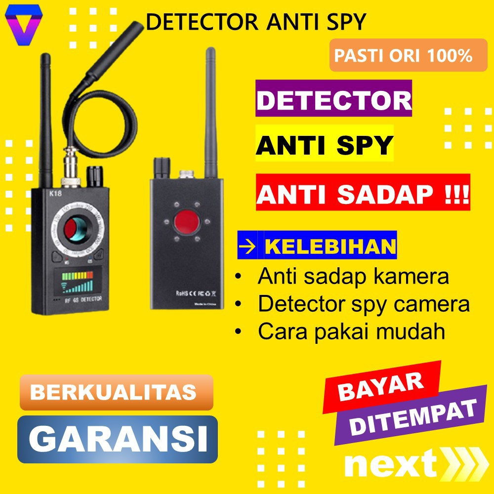 ALAT PENDETEKSI KAMERA TERSEMBUNYI DETEKSI DETECTOR ANTI SPY CCTV ANTI SADAP JS13