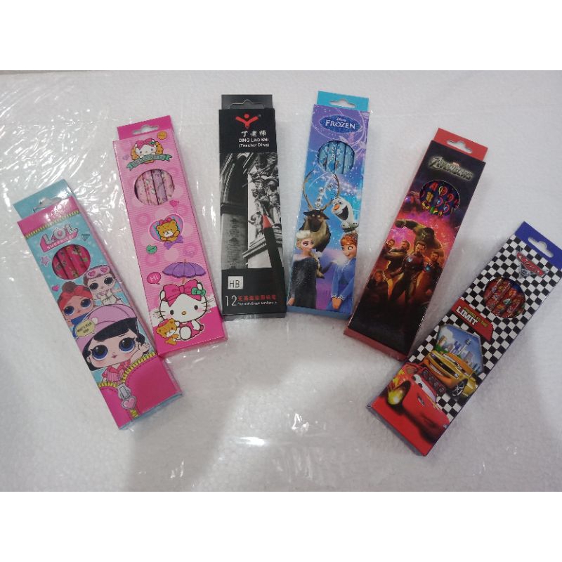 

pensil, pensil karakter, ,atk, alat tulis