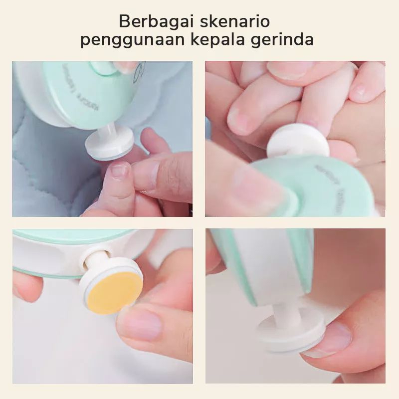 GUNTING KUKU BAYI ELECTRIC | BABY SET NAIL TRIMMER ELECTRIC | ALAT POTONG KUKU