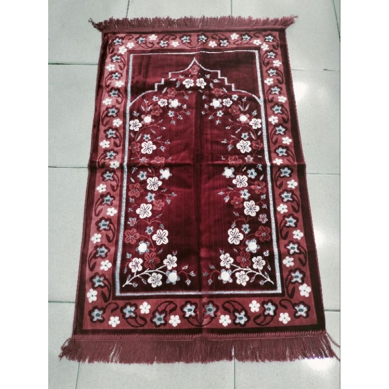 sajadah SIYA/ARABIA LUREX  besar BONUS TAS