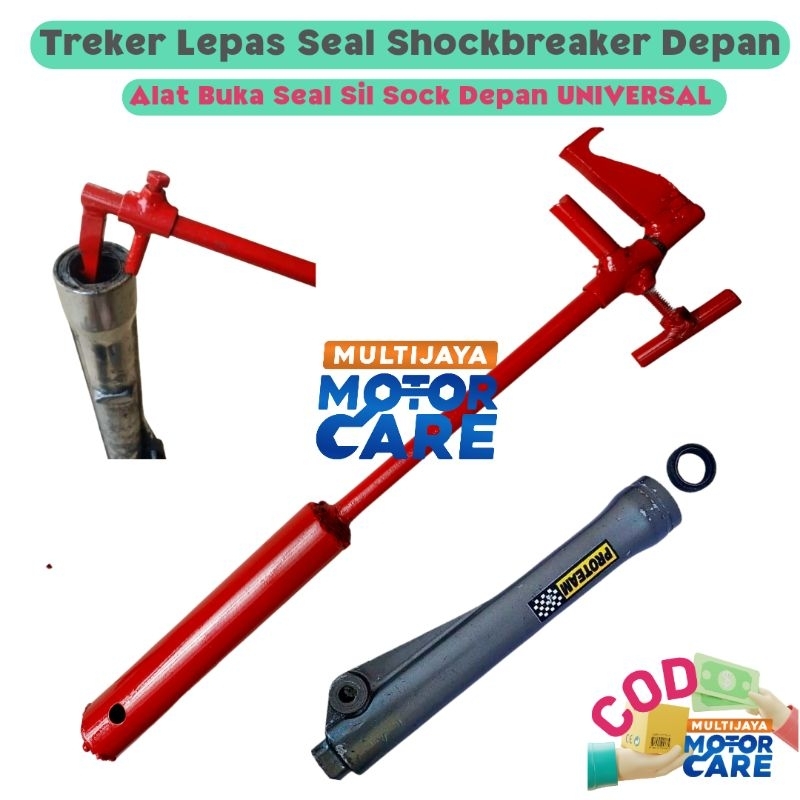 Treker Lepas Seal Sil Alat Buka Seal Shockbreaker Depan Motor Universal Bahan Tebal