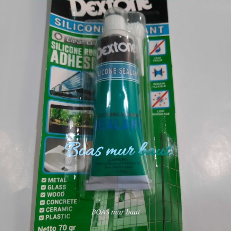 

Silicone Sealant Dextone Lem kaca 70gr boasmurbaut