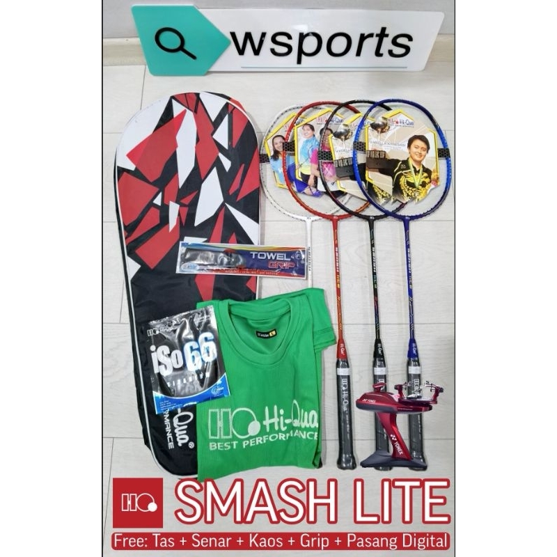 Raket Badminton HiQua HQ SMASH LITE 32LBS Original