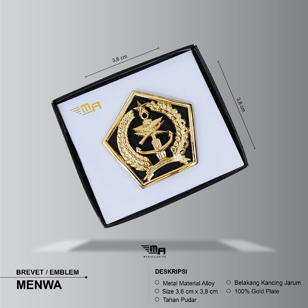 EMBLEM MENWA BRIVET BREVET MENWA