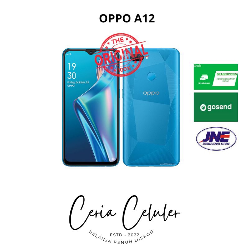 Oppo A12 Second batangan. Ram 3/32  13MP