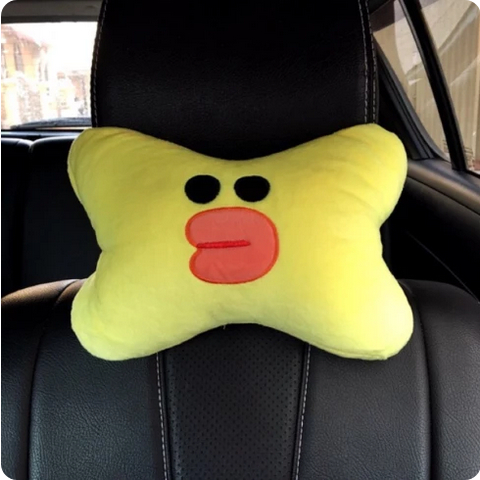 Bantal Sandaran Jok Mobil Import Kepala Leher Headrest Car Set